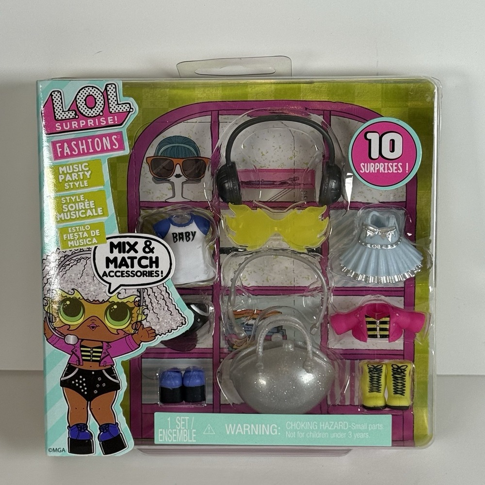 LOL Surprise Fashions Music Party Style Mix Match Accessories Dolls Toys NEW